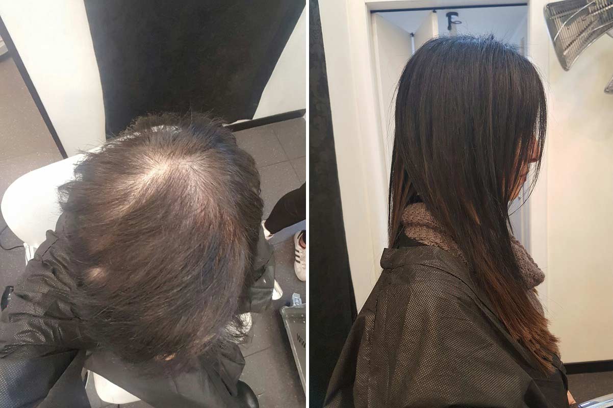 extension per infoltire capelli corti